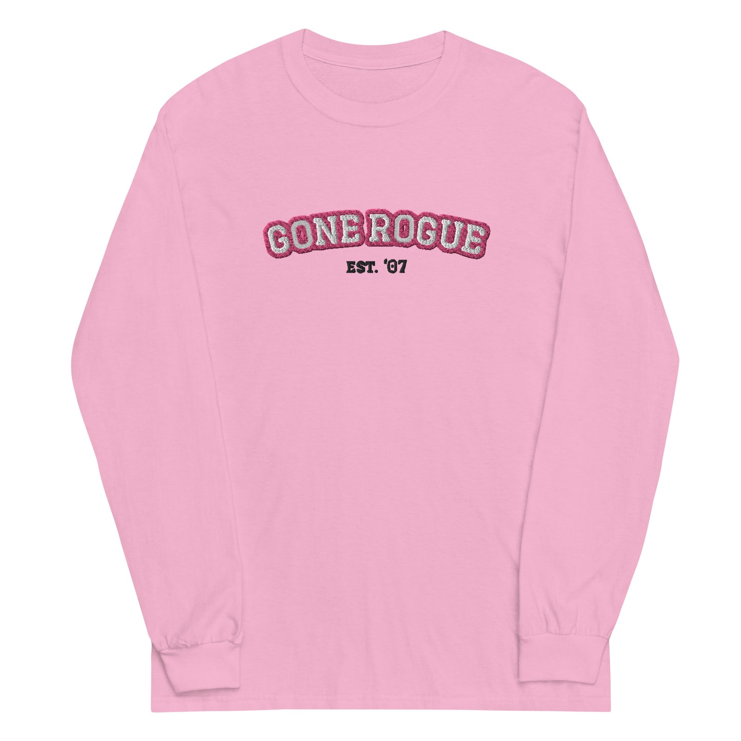 Pink College Long Sleeve