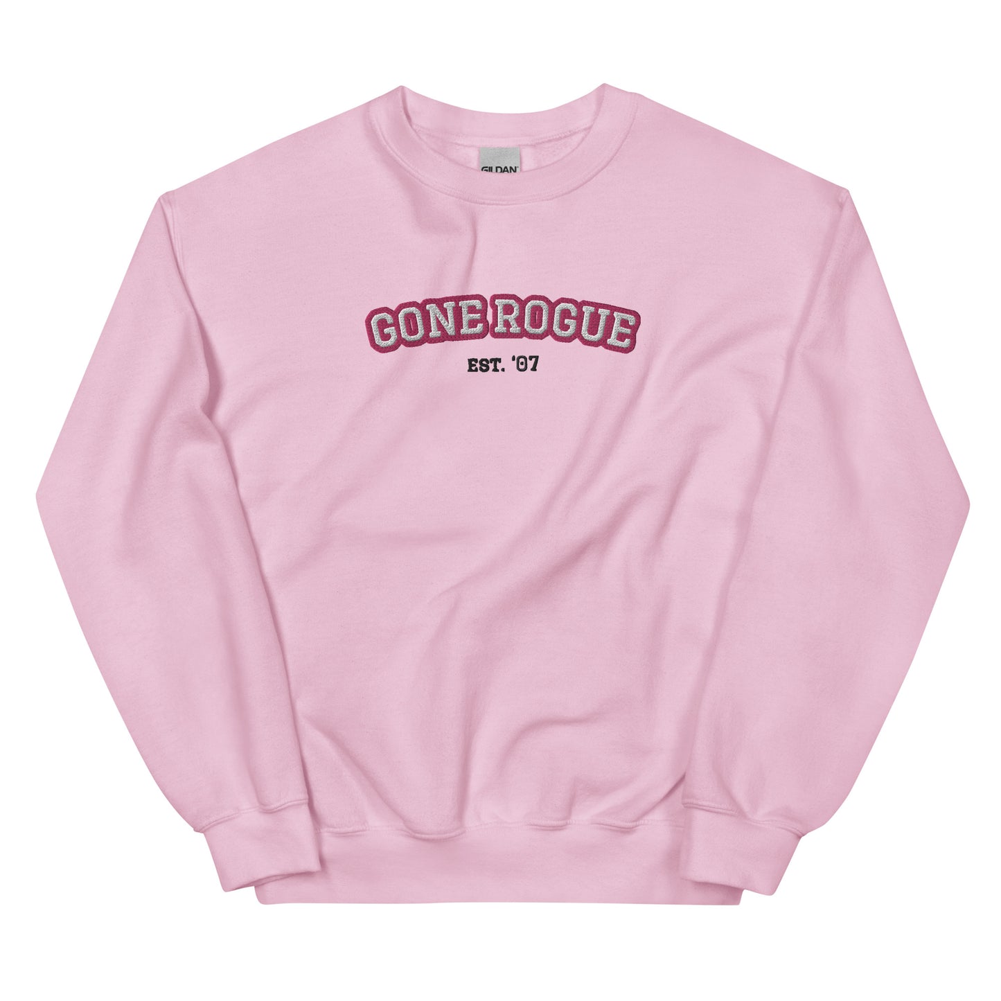 Pink College Crewneck