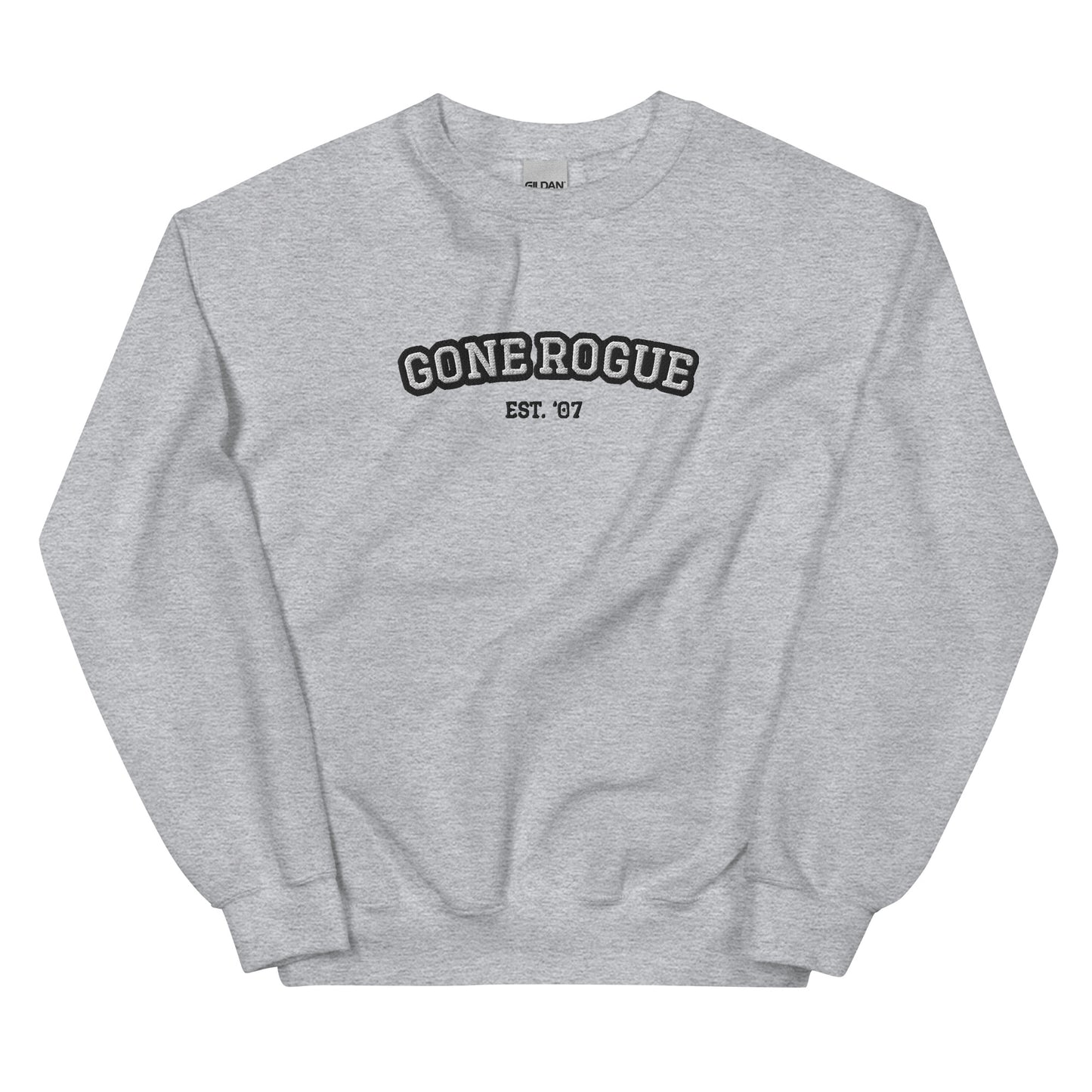 Grey College Crewneck