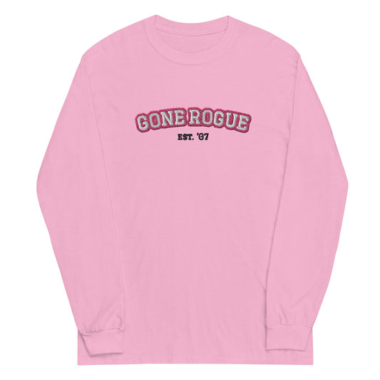 Pink College Long Sleeve