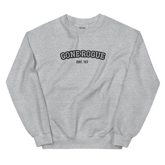 Grey College Crewneck