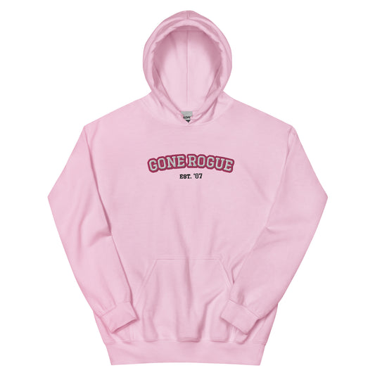 Pink College Hoodie